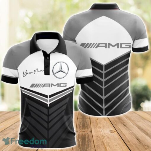 AMG 3D Polo Shirt For Car Lover Golf Fans Gift Polo Shirt Custom Name Product Photo 1