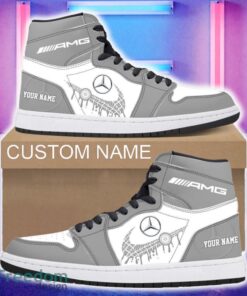 AMG Car Air Jordan 1 Hightop Shoes New For Fans Gift AJ1 Sneaker Custom Name