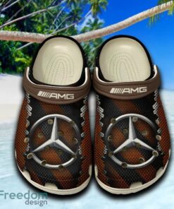 AMG Footwear Clogs Shoes Brown Beach Logo Car For Fans Hot Holidays Gift Clogs Shoes