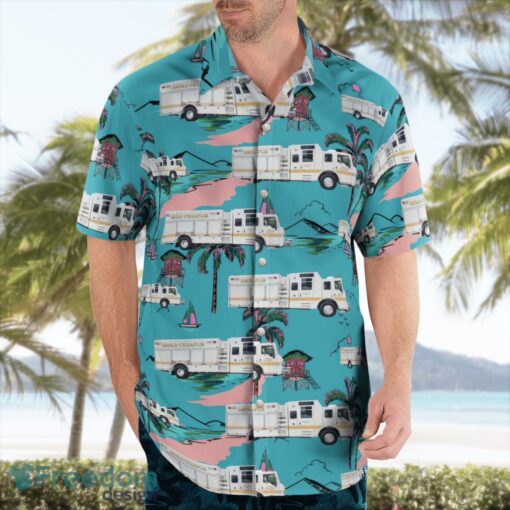 Anoka, Minnesota, Anoka-Champlin Fire Department Hawaiian Shirt Product Photo 4