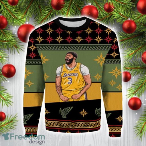 Anthony Davis Lakers Christmas Gift Ugly Christmas Sweater For Men And Women Product Photo 1