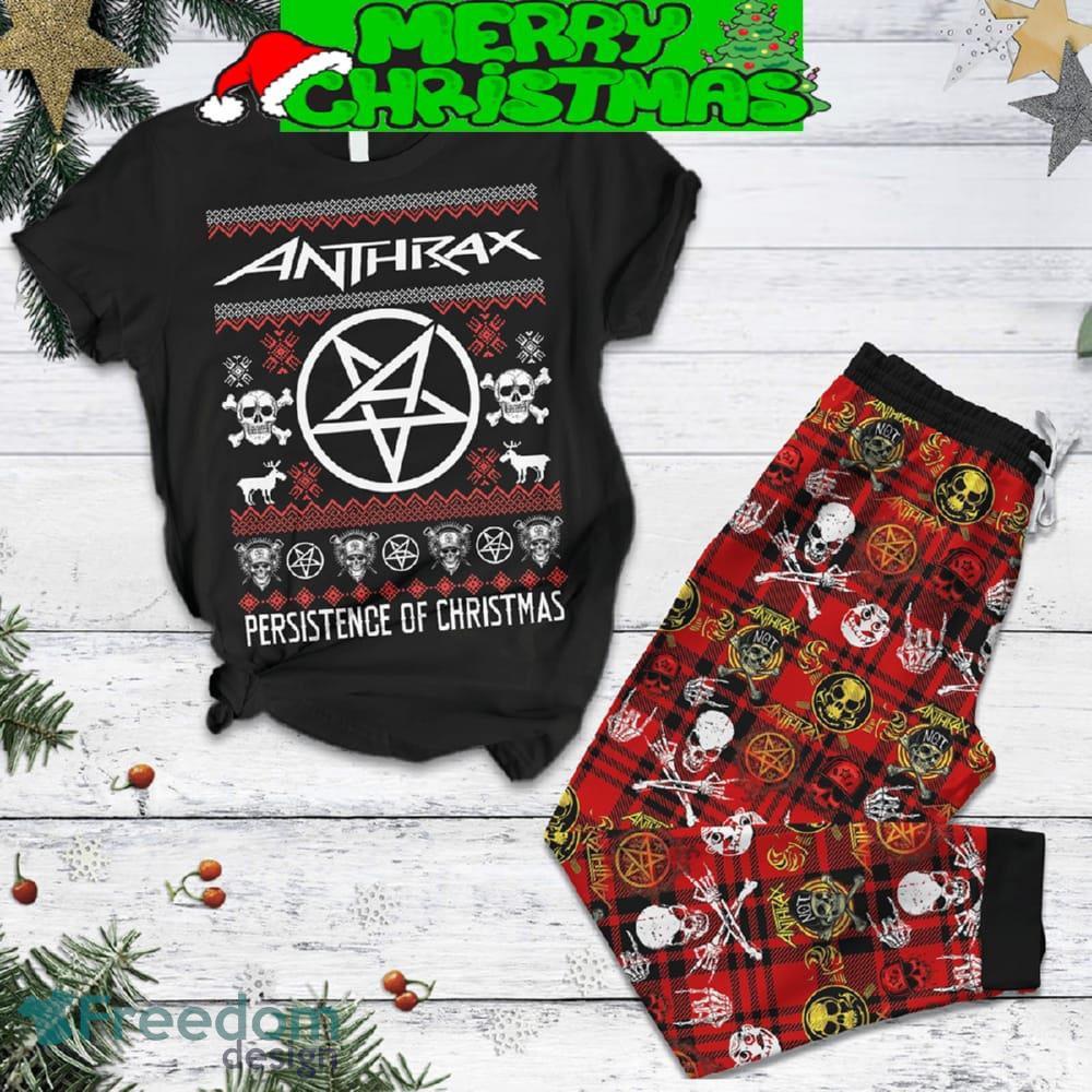 Anthrax Persistence Of Christmas Pajamas Set For Women Gift Christmas image Anthrax Persistence Of Christmas Pajamas Set For Women Gift Christmas - Anthrax Persistence Of Christmas Pajamas Set-1