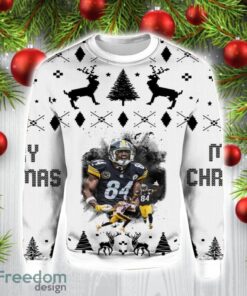 Antonio Brown Pittsburgh Steelers Christmas Gift Ugly Christmas Sweater For Men And Women