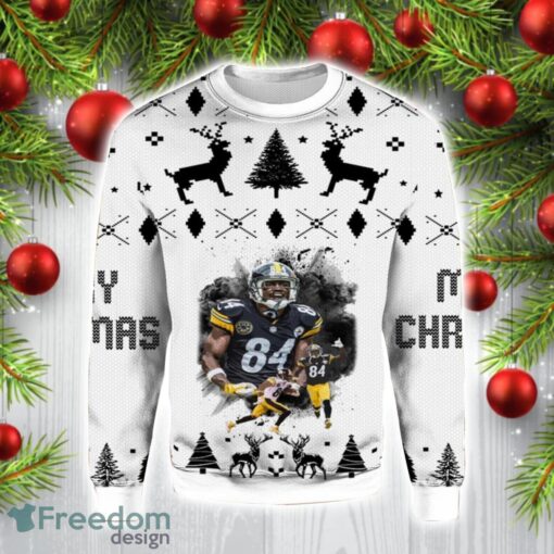 Antonio Brown Pittsburgh Steelers Christmas Gift Ugly Christmas Sweater For Men And Women Product Photo 1