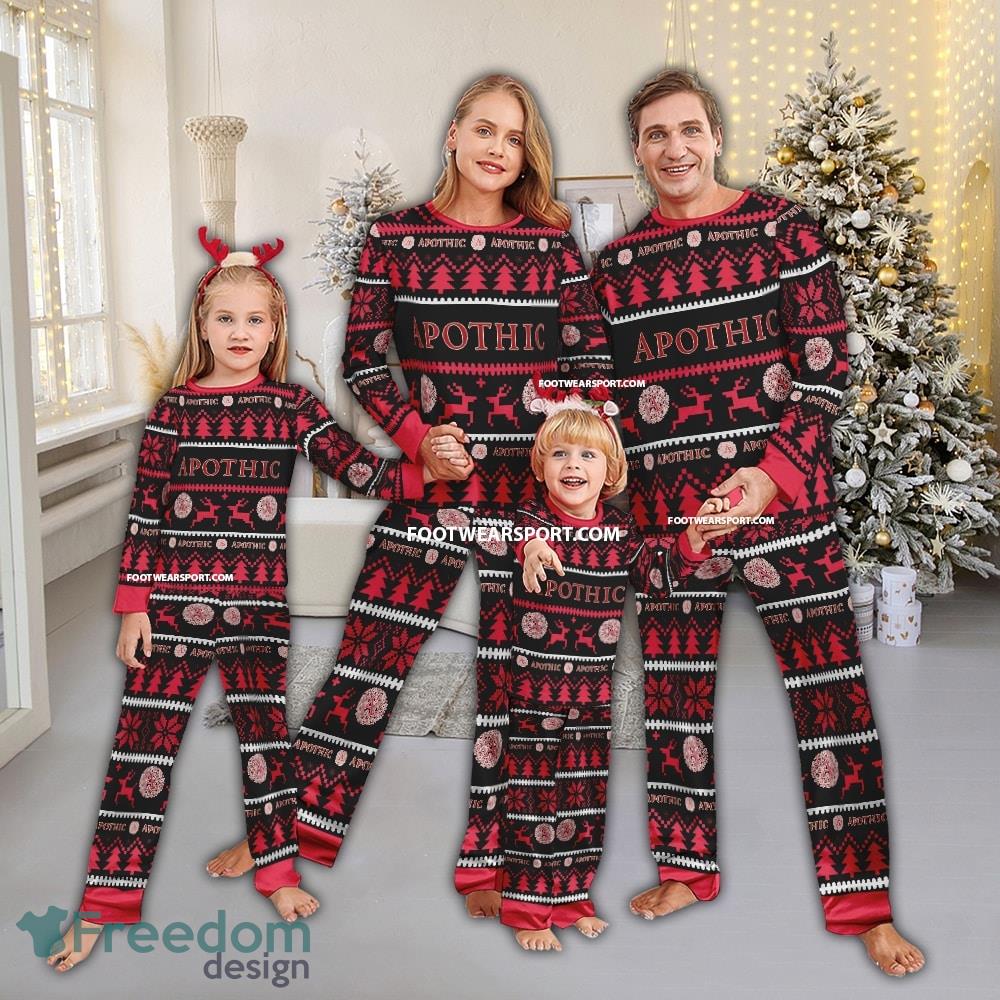 Apothic Wines Red Ugly Christmas Pajamas Set Gift Family image Apothic Wines Red Ugly Christmas Pajamas Set Gift Family - Apothic Wines Red Ugly Christmas Pajamas Set Gift Family