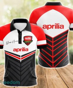 Aprilia 3D Polo Shirt For Car Lover Golf Fans Gift Polo Shirt Custom Name