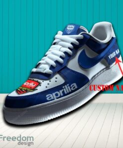Aprilia Air Force 1 Sneaker Blue Hot Trending For Fans AF1 Custom Name