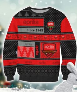 Aprilia Logo Ugly Christmas Sweater For Fans Men And Women Christmas Gift Ideas Product Photo 2