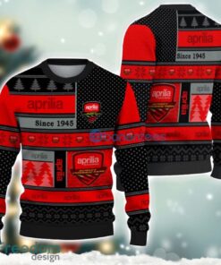 Aprilia Logo Ugly Christmas Sweater For Fans Men And Women Christmas Gift Ideas