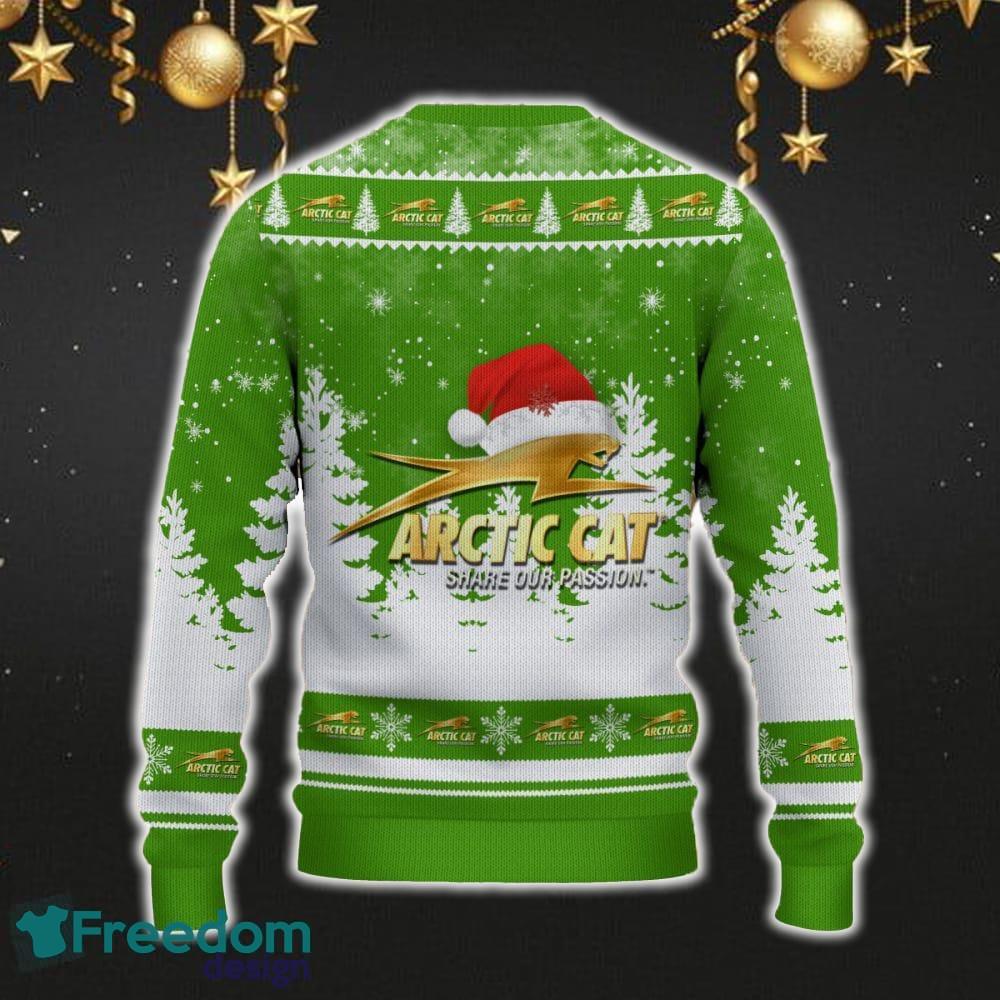 Arctic Cat Car For Fans 3D Sweater Ugly Christmas Santa Hat Tree Gift For Men Women image Arctic Cat Car For Fans 3D Sweater Ugly Christmas Santa Hat Tree Gift For Men Women - Arctic Cat Ugly Christmas Sweater_3