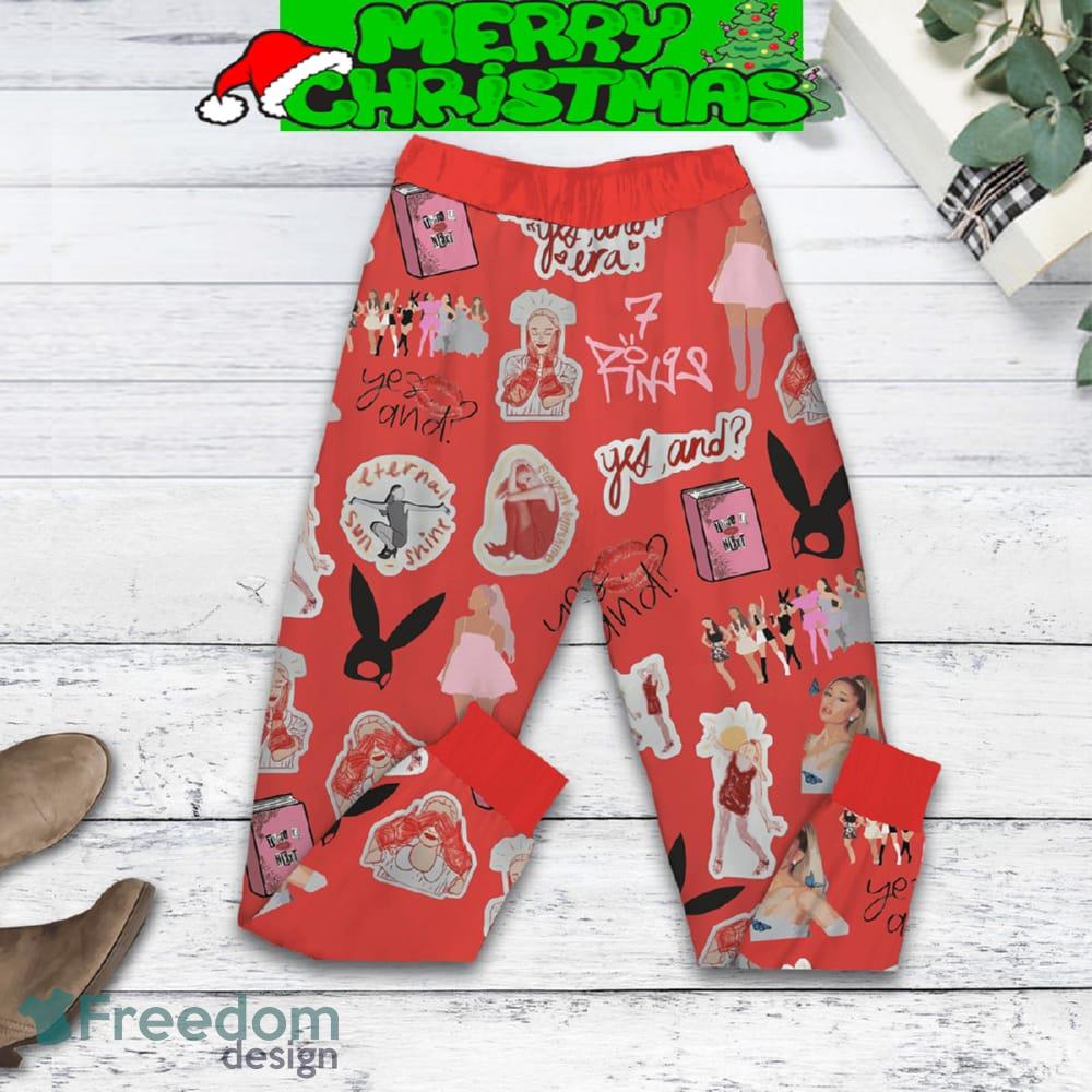 Ariana Grande Yes And I Eternal Sunshine Studio Album Fleece Pajamas Set Gift Family image Ariana Grande Yes And I Eternal Sunshine Studio Album Fleece Pajamas Set Gift Family - Ariana Grande Yes And I Eternal Sunshine Studio Album Fleece Pajamas Set-2