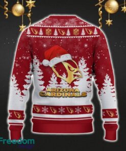 Arizona Cardinals Car For Fans 3D Sweater Ugly Christmas Santa Hat Tree Gift For Men Women - Arizona Cardinals Ugly Christmas Sweater_3