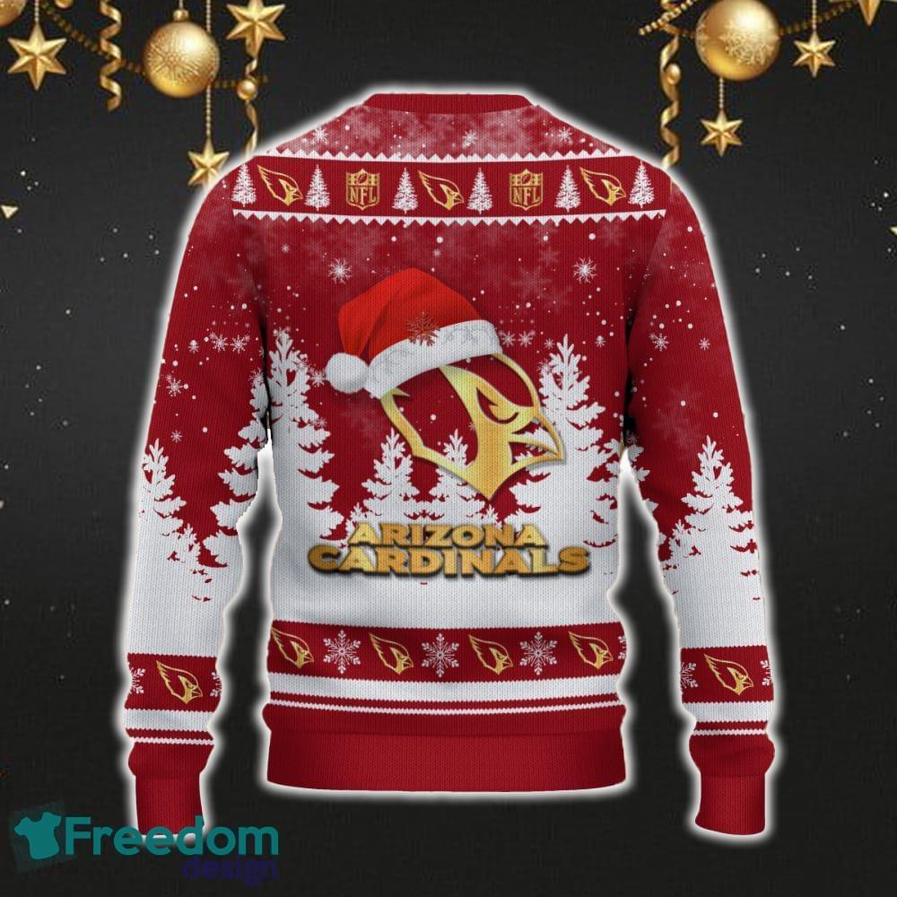 Arizona Cardinals Car For Fans 3D Sweater Ugly Christmas Santa Hat Tree Gift For Men Women image Arizona Cardinals Car For Fans 3D Sweater Ugly Christmas Santa Hat Tree Gift For Men Women - Arizona Cardinals Ugly Christmas Sweater_3