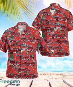 Arizona Chandler Fire Department Christmas Red Hawaiian Shirt