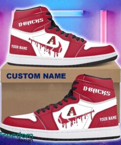 Arizona Diamondbacks AJ1 Hightop Shoes New For Men Women Gift Air Jordan Hightop Sneaker Custom Name