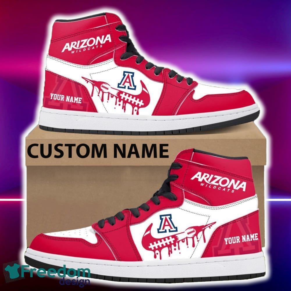 Arizona Wildcats Air Jordan Hightop Shoes New Custom Name For Fans Gift Sneaker image Arizona Wildcats Air Jordan Hightop Shoes New Custom Name For Fans Gift Sneaker - Arizona Wildcats Air Jordan Hightop Shoes Photo 4