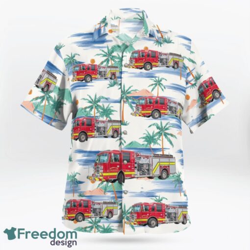 Arkansas, Beaver Lake Fire Department Hawaiian Shirt Product Photo 2