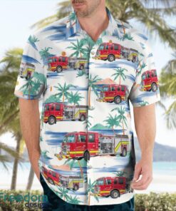 Arkansas, Beaver Lake Fire Department Hawaiian Shirt Product Photo 3