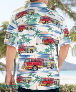 Arkansas, Beaver Lake Fire Department Hawaiian Shirt Product Photo 4