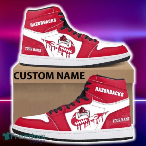 Arkansas Razorbacks Air Jordan Hightop Shoes New Custom Name For Fans Gift Sneaker - Arkansas Razorbacks Air Jordan Hightop Shoes Photo 4