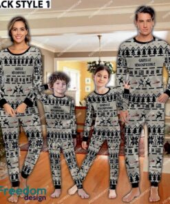 Aérospatiale Gazelle Aircraft Ugly Christmas Pajamas Set Family Men Women Children