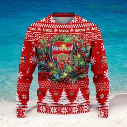 Arsenal F.C. Christmas Ugly Sweater 3D Gift For Men And Women Product Photo 2