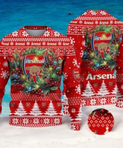 Arsenal F.C. Christmas Ugly Sweater 3D Gift For Men And Women Product Photo 1