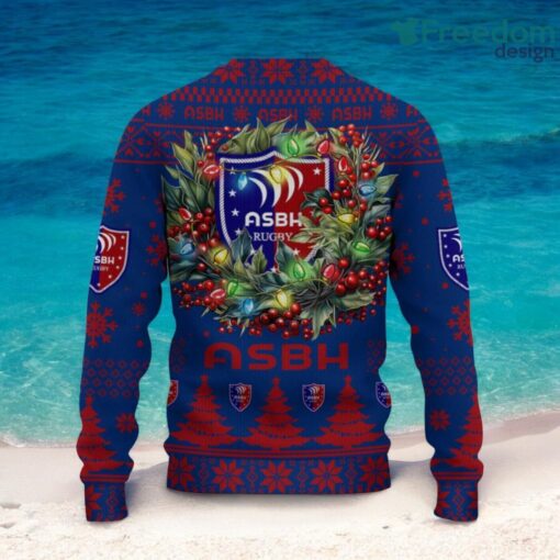 AS Beziers Herault Christmas Ugly Sweater 3D Gift For Men And Women Product Photo 3