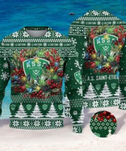 AS Saint-Étienne Christmas Ugly Sweater 3D Gift For Men And Women