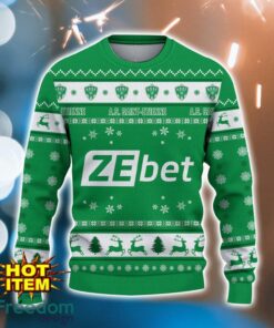 AS SaintEtienne 3D Ugly Christmas Sweater For Men And Women Sport Fans Product Photo 2