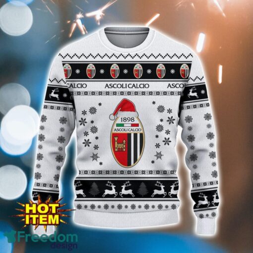 Ascoli Calcio 1898 3D Ugly Christmas Sweater For Men And Women Sport Fans Product Photo 2