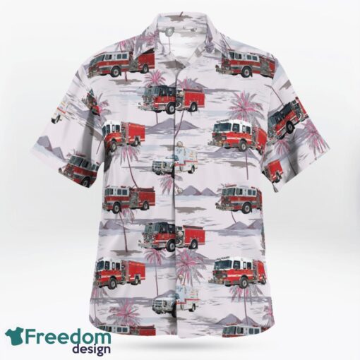 Ashburn, Loudoun County, Virginia, Arcola Volunteer Fire Department Hawaiian Shirt Product Photo 2