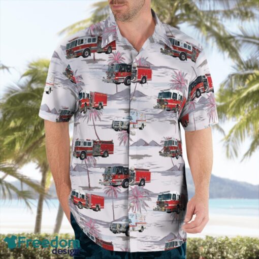 Ashburn, Loudoun County, Virginia, Arcola Volunteer Fire Department Hawaiian Shirt Product Photo 3