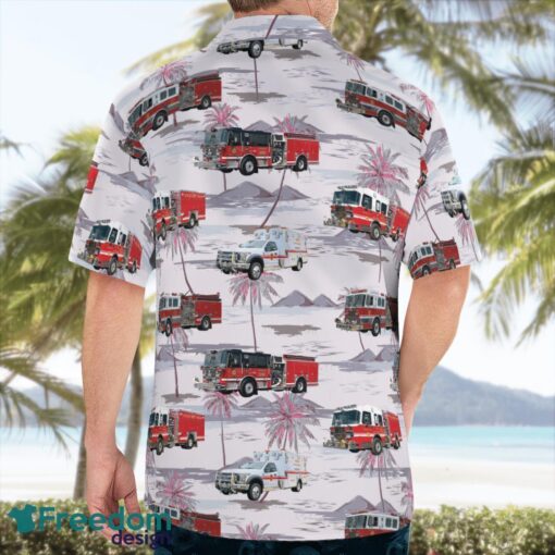 Ashburn, Loudoun County, Virginia, Arcola Volunteer Fire Department Hawaiian Shirt Product Photo 4