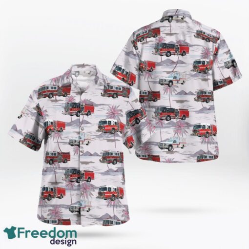 Ashburn, Loudoun County, Virginia, Arcola Volunteer Fire Department Hawaiian Shirt Product Photo 1