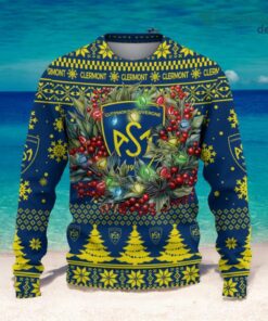 ASM Clermont Auvergne Christmas Ugly Sweater 3D Gift For Men And Women Product Photo 2