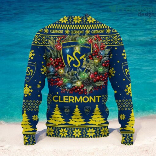 ASM Clermont Auvergne Christmas Ugly Sweater 3D Gift For Men And Women Product Photo 3