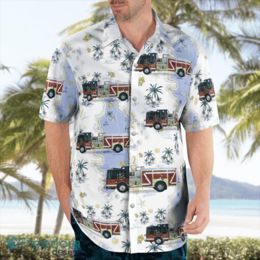 Aspinwall, Pennsylvania, Aspinwall VFD Station 102 Hawaiian Shirt Beach Shirt For Men And Women Product Photo 3