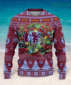 Aston Villa F.C Christmas Ugly Sweater 3D Gift For Men And Women Product Photo 2