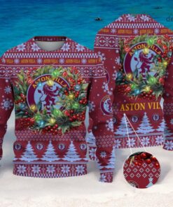 Aston Villa F.C Christmas Ugly Sweater 3D Gift For Men And Women Product Photo 1