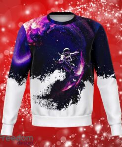 Astro Surf Galaxy Full Over Print Gifts Christmas 3D Sweater Shirt