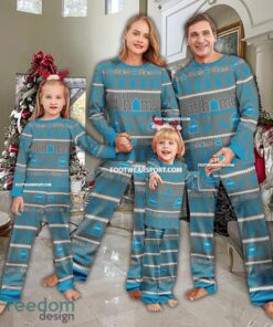 At Home Logo Pattern Ugly Christmas Pajamas Set Gift For Family