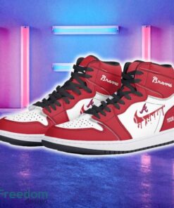 Atlanta Braves AJ1 Hightop Shoes New For Men Women Gift Air Jordan Hightop Sneaker Custom Name - Atlanta Braves Air Jordan 1 Hightop Shoes_5