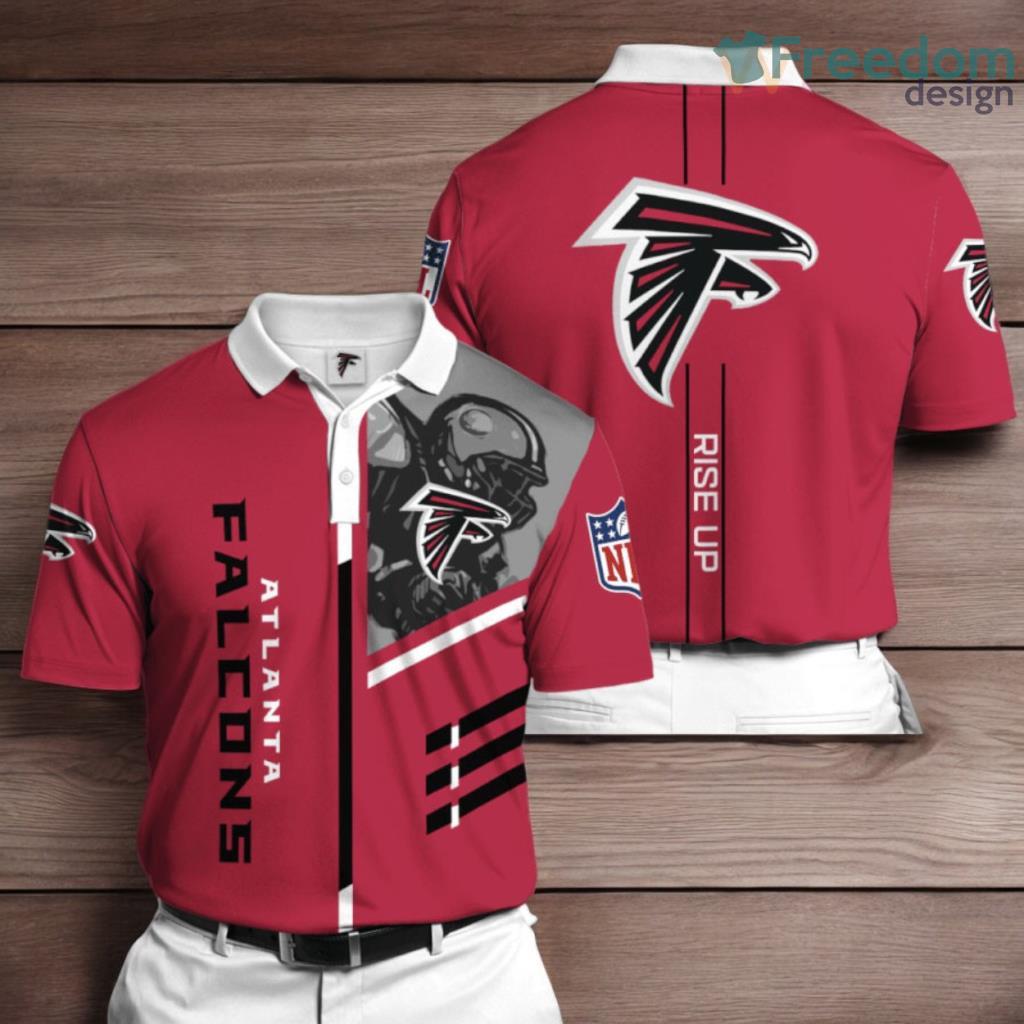 Atlanta Falcons 3D Polo Shirt For Fans image Atlanta Falcons 3D Polo Shirt For Fans Product Photo 1
