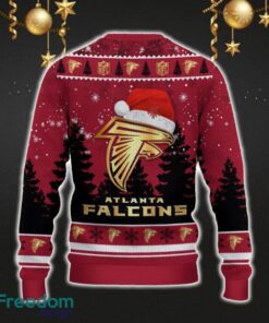 Atlanta Falcons Car For Fans 3D Sweater Ugly Christmas Santa Hat Tree Gift For Men Women - Atlanta Falcons Ugly Christmas Sweater_3