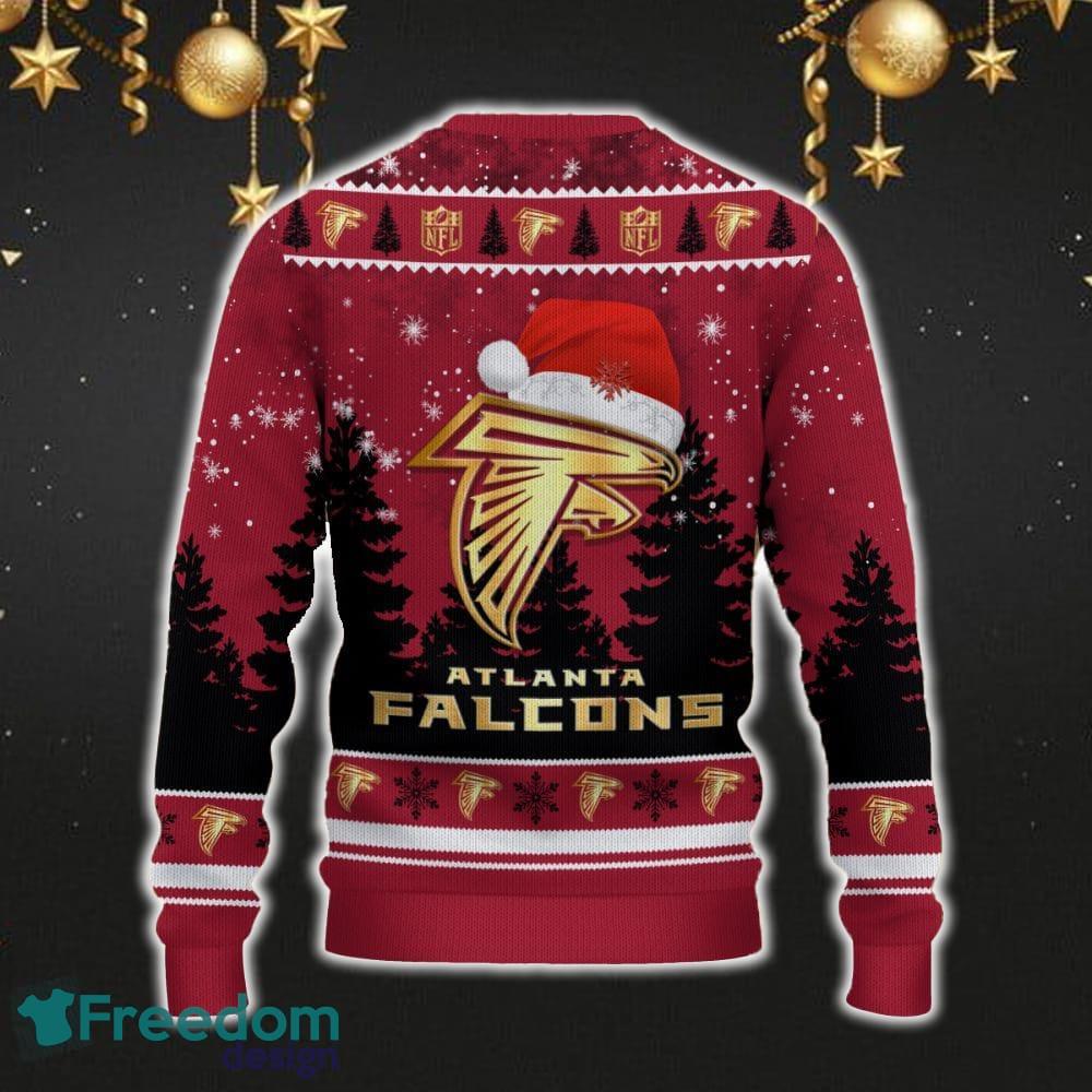 Atlanta Falcons Car For Fans 3D Sweater Ugly Christmas Santa Hat Tree Gift For Men Women image Atlanta Falcons Car For Fans 3D Sweater Ugly Christmas Santa Hat Tree Gift For Men Women - Atlanta Falcons Ugly Christmas Sweater_3