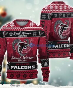 Atlanta Falcons Logo Ugly Christmas Sweater For Fans Men And Women Christmas Gift Ideas Product Photo 2