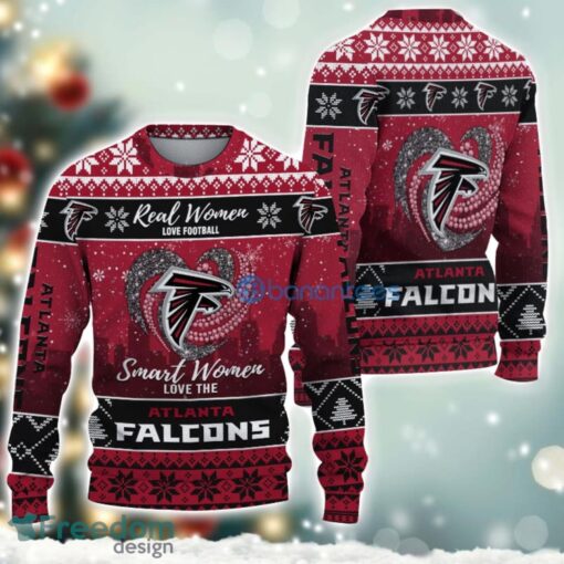 Atlanta Falcons Logo Ugly Christmas Sweater For Fans Men And Women Christmas Gift Ideas Product Photo 2