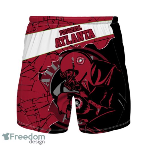 Atlanta Football Team Personalized Name Number Hawaiian Shirt And Shorts Team Gift Product Photo 2