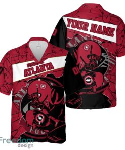 Atlanta Football Team Personalized Name Number Hawaiian Shirt And Shorts Team Gift